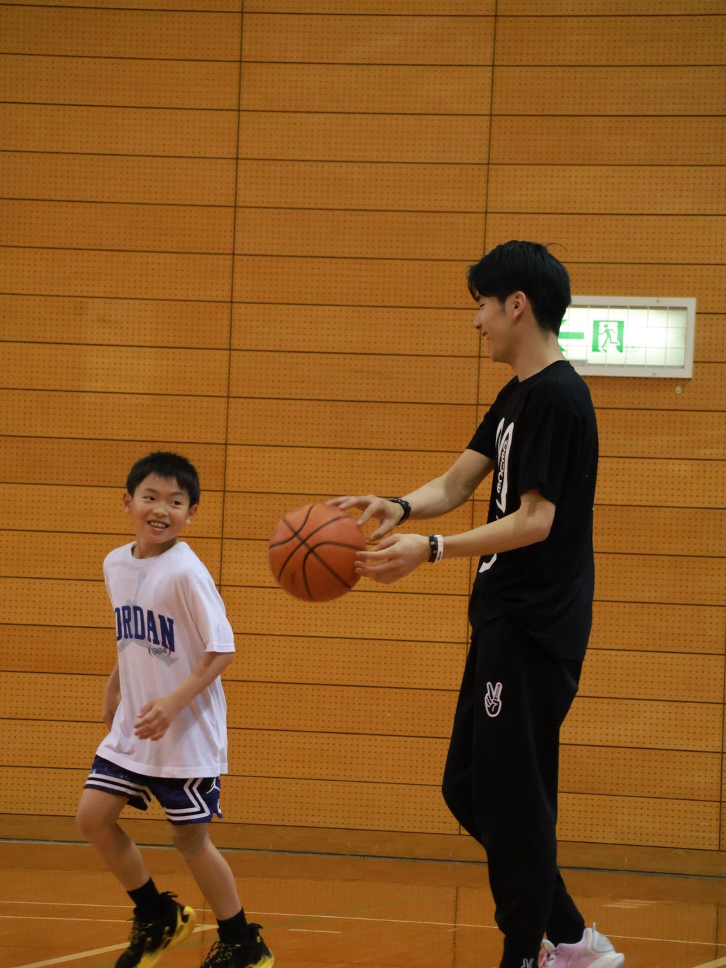 Deuce Elite Campでの指導の様子