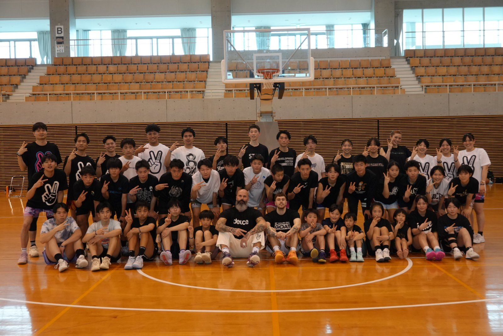 キャンプでの集合