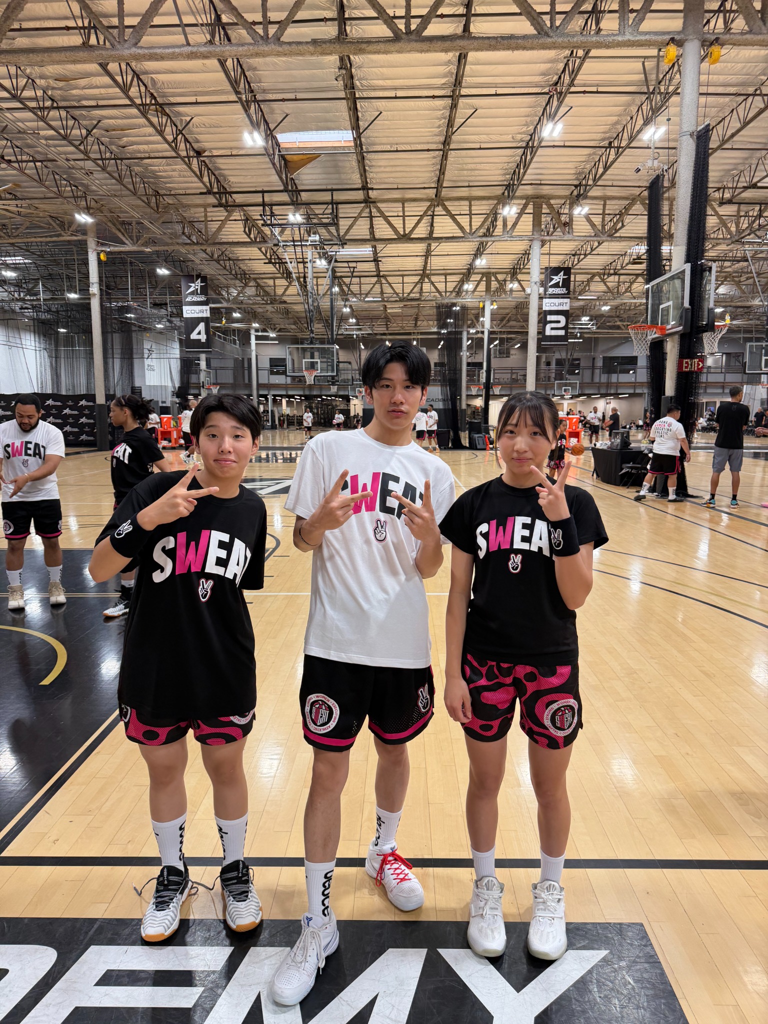選手とコーチ、ともに挑戦。